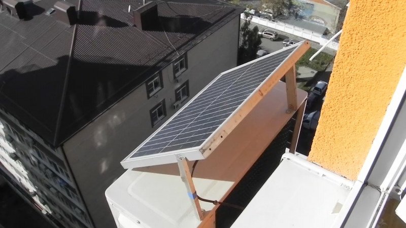 Солнечная электростанция в квартире (без аккумуляторов)