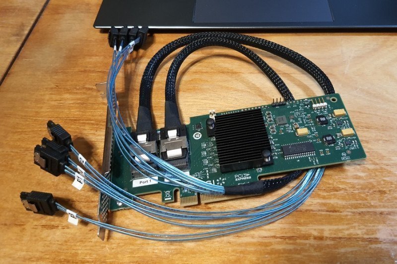 JMB585 - пятипортовый контроллер SATA для порта M.2 (PCIe x2)