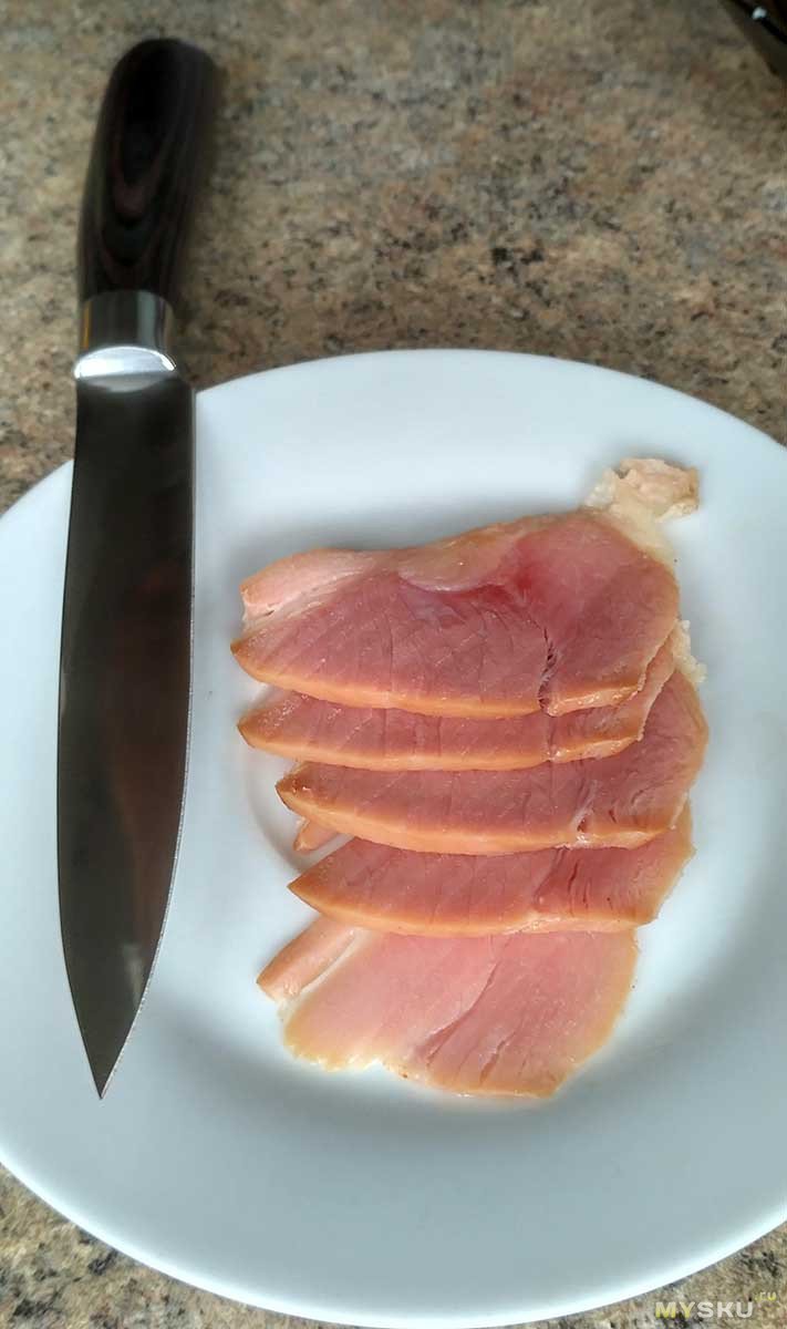 Очень острый универсальный кухонный нож от Mokithand.