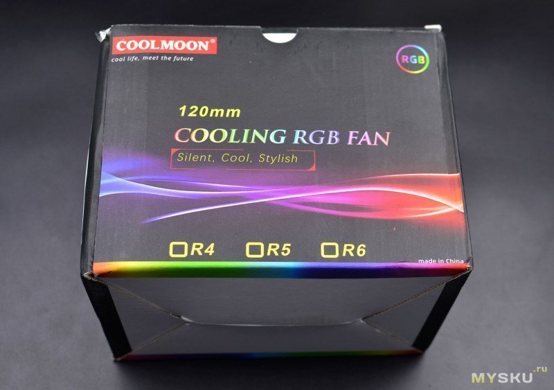 Корпусные RGB-вентиляторы Coolmoon C47324