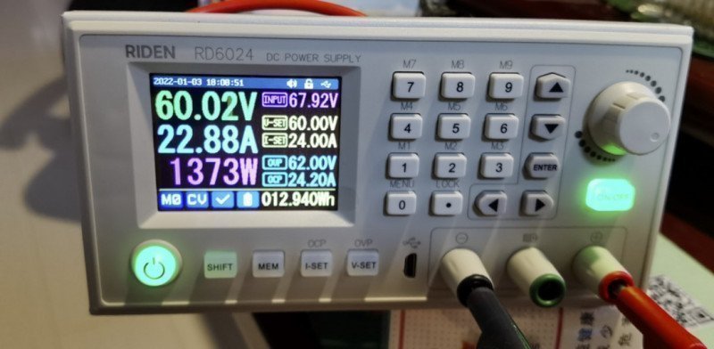 Преобразователь RD6024 от RIDEN - новая модификация почти на 1,5 кВт