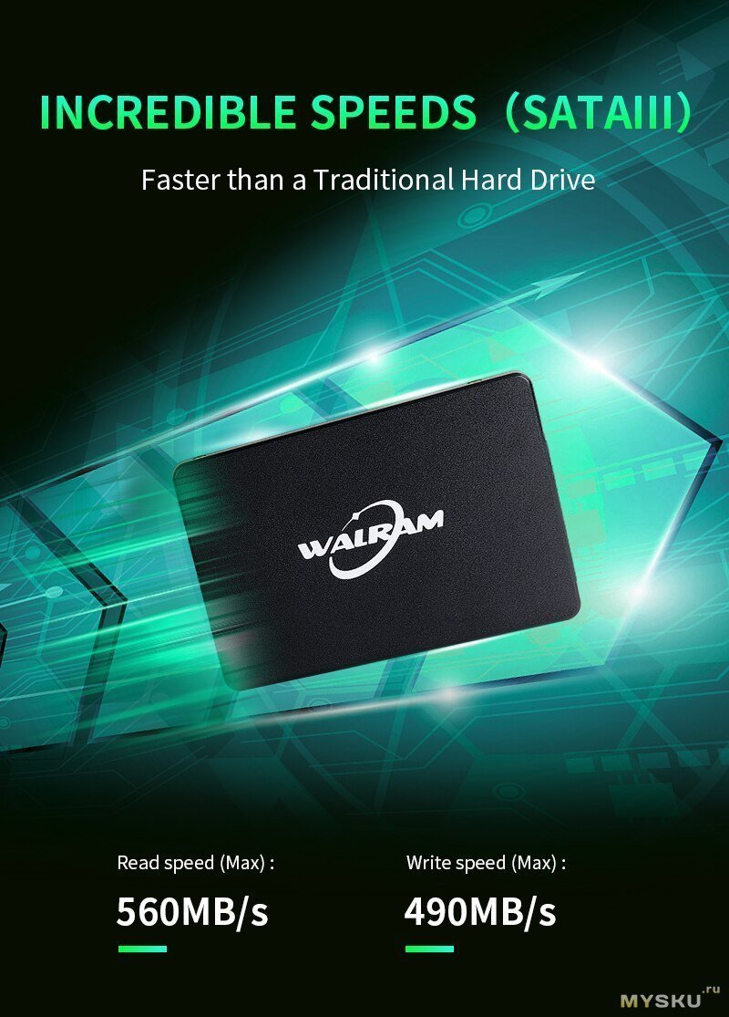 SSD WALRAM 128Gb за .65