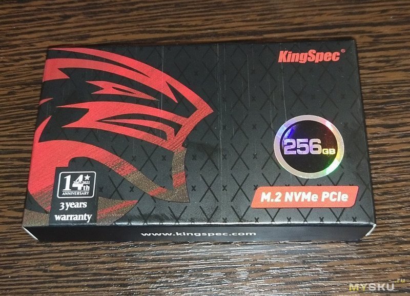SSD KingSpec M.2 NVME на 256 ГБ