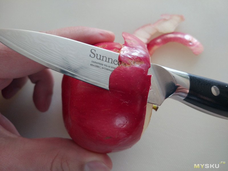 Небольшой кухонный нож Sunnecko для чистки фруктов и овощей