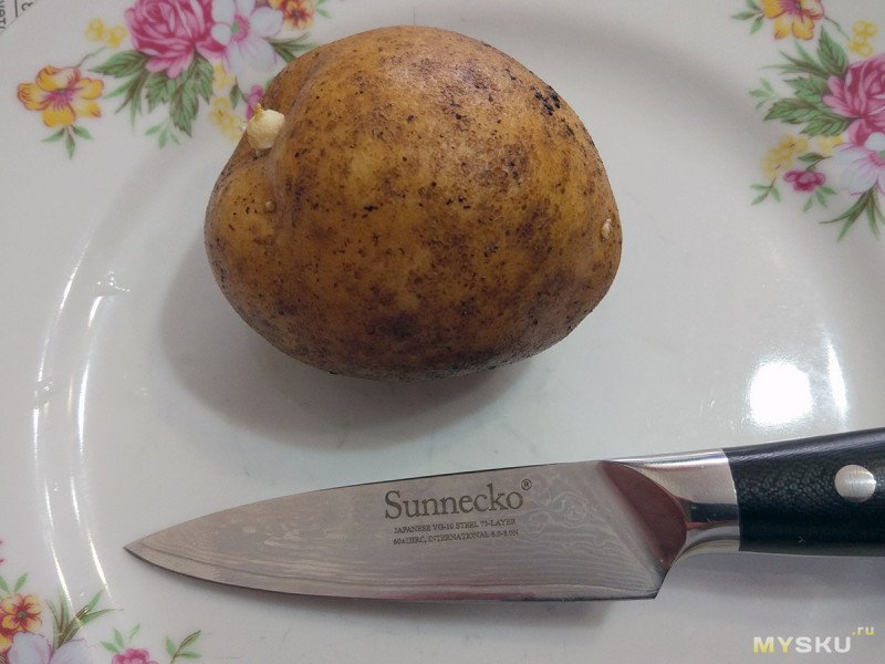Небольшой кухонный нож Sunnecko для чистки фруктов и овощей
