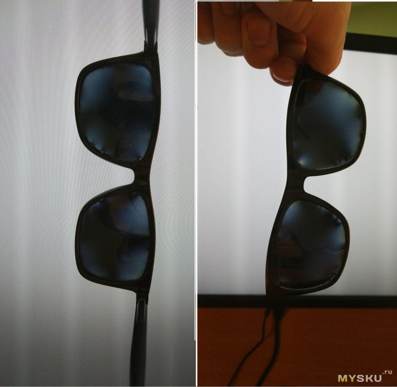 Солнечные очки с поляризацией и диоптриями для близоруких (миопия).
