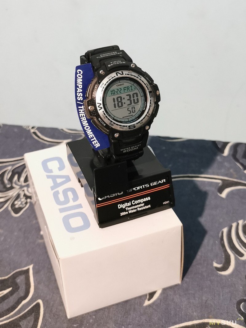 Часы Casio SGW100-1V - уходим из детского сада...