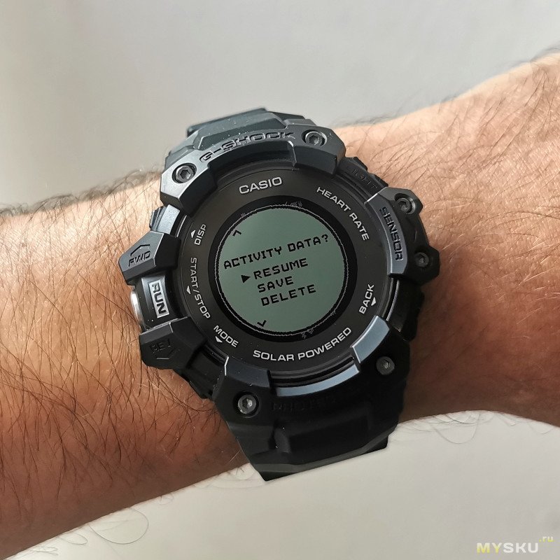Обзор Casio G-Shock G-SQUAD GBD-H1000-1ER - а могут ли “умные” часы жить вечно без подключения к розетке? (Заключительная часть)