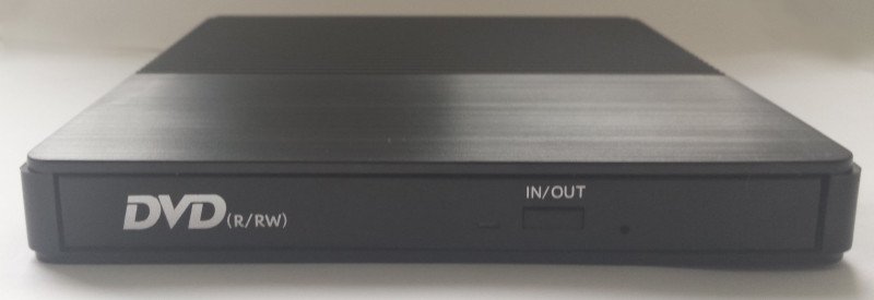 Внешний пишущий DVD-RW привод USB-C / USB-A, с USB хабом и карт-ридером