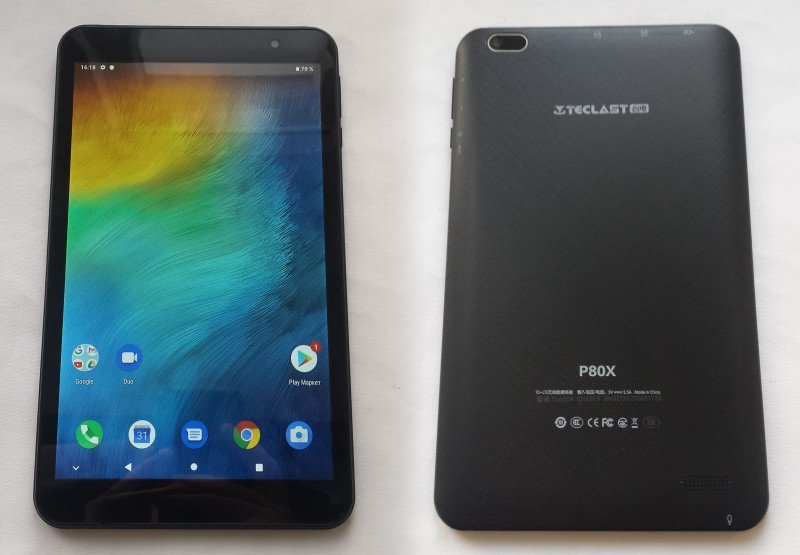 Недорогой планшет Teclast P80X на Android 9, с 4G и GPS