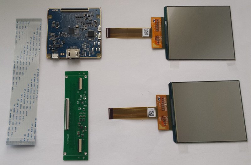 Два 3,81 OLED HDMI дисплея для VR или DIY, с разрешением 2160x1200 и 90 Гц