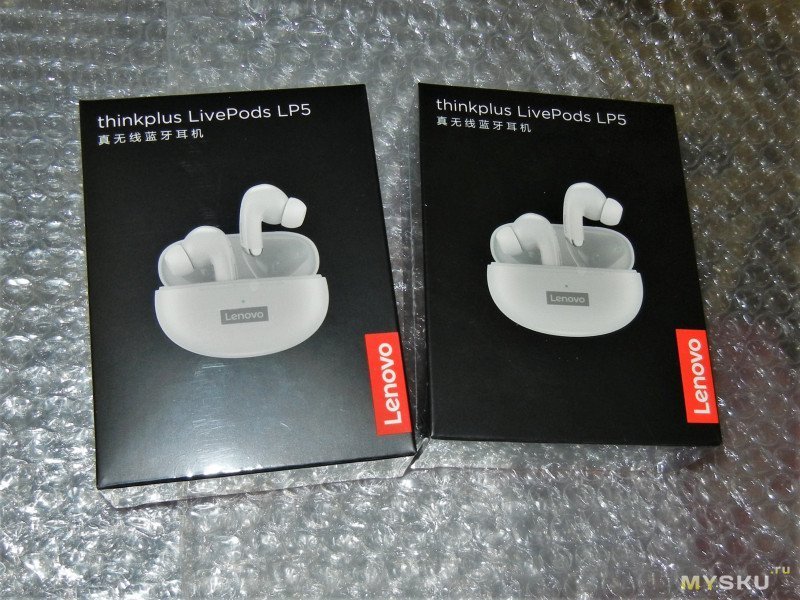TWS гарнитура LP5 - "шокирующий" долгожитель от Lenovo