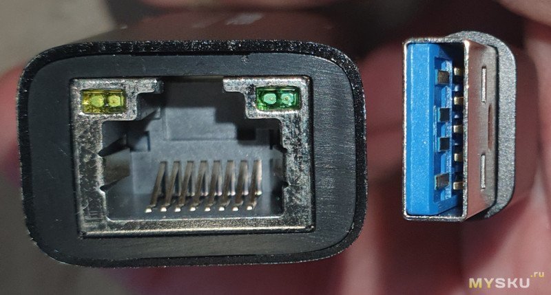 Внешняя гигабитная сетевая карта RJ45/USB 3.0 ESR