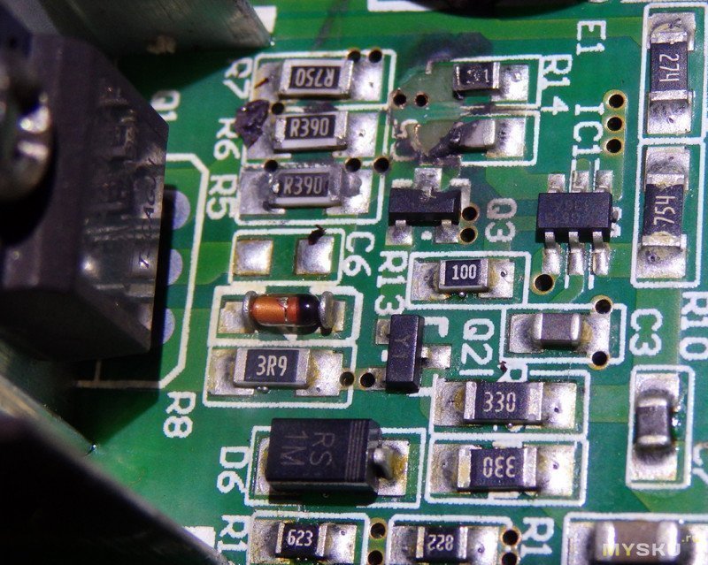 История сложного ремонта 80W LED драйвера люстры